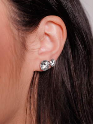 Brinco Laís Base Ródio