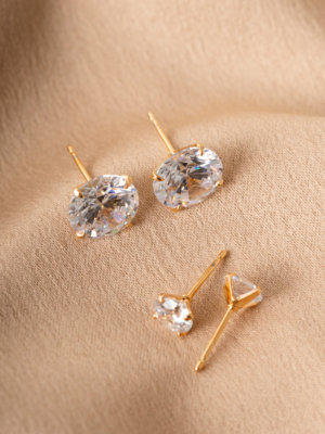 Brinco Laís Base Dourada