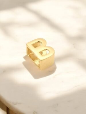 Pingente Inicial Dourado