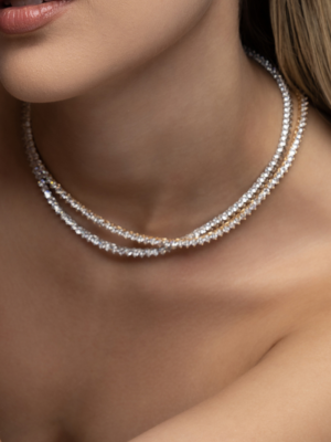 Colar Choker Riviera Ródio