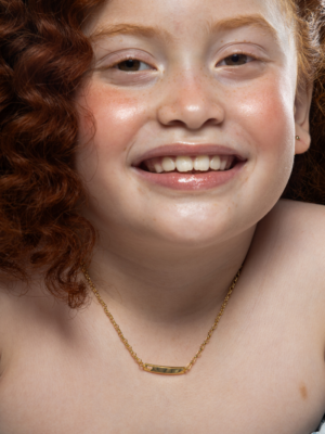 Colar Plaquinha Coração Vazado