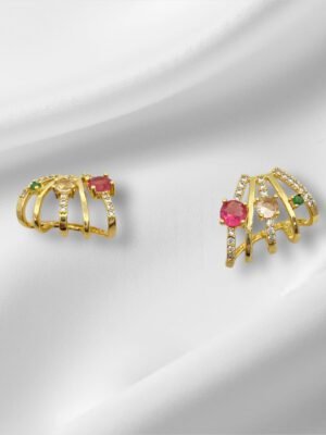 Brinco Earhook Zircônia