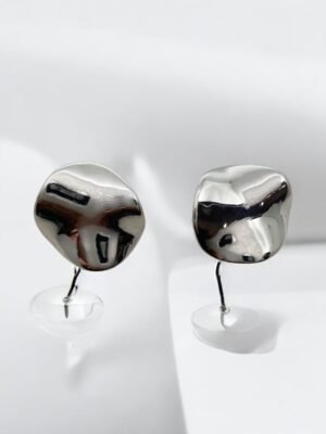 Brinco Redondo Orgânico Ródio